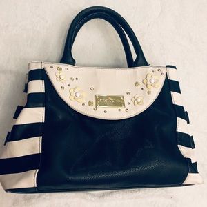 Betsy Johnson Striped Purse